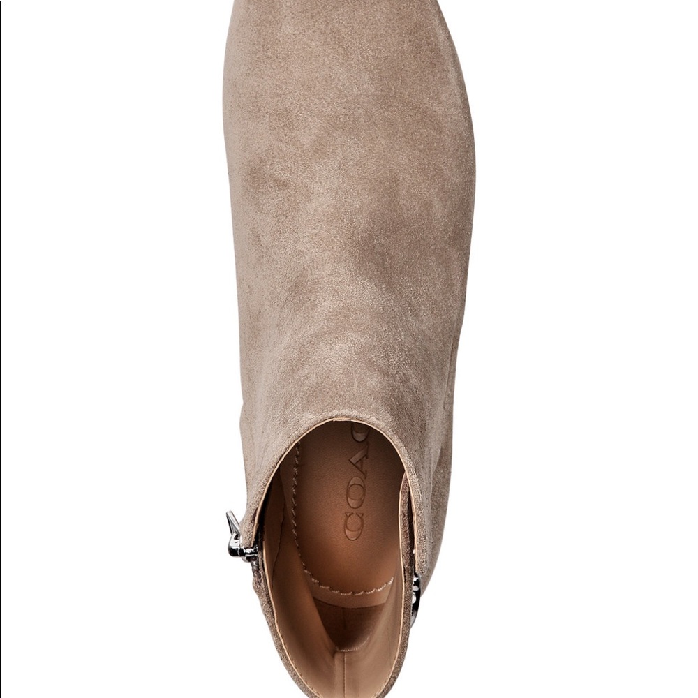 Coach carissa suede ankle chain bootie - Picture 4 of 6